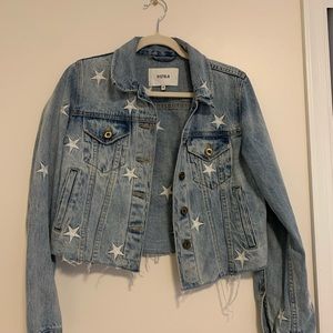South Moon Under denim jacket with stars